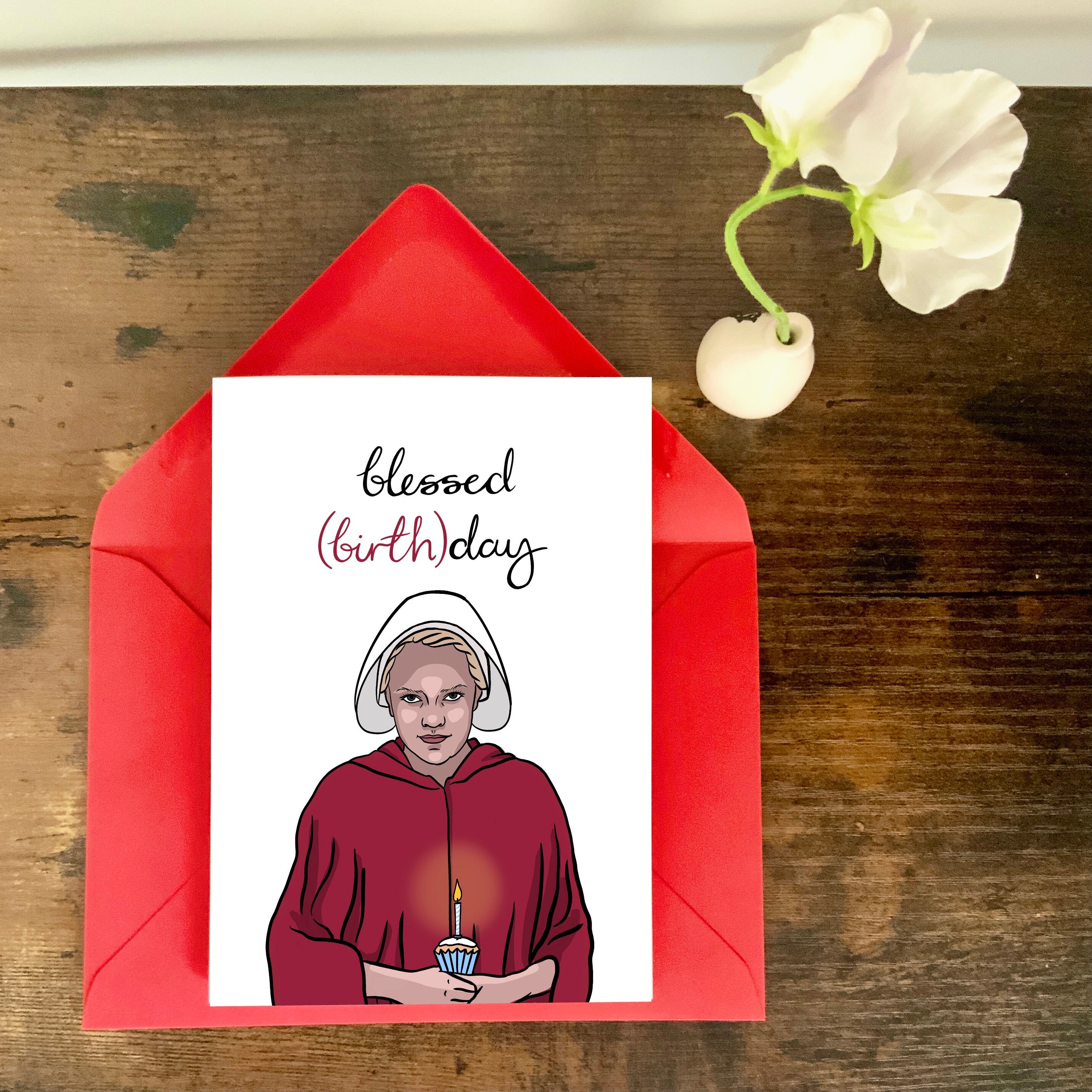 Juni von Handmaid es Tale Blessed Day Geburtstagskarte Etsy