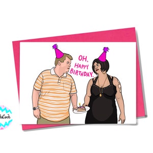 Nessa e Smithy dal biglietto di auguri di compleanno "Gavin e Stacey"
