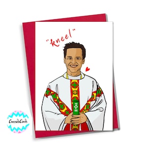 Biglietto d'amore romantico per l'anniversario del sacerdote sexy di Fleabag