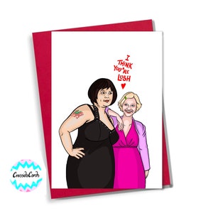 Nessa und Stacey von 'Gavin und Stacey' Best Friends Liebeskarte