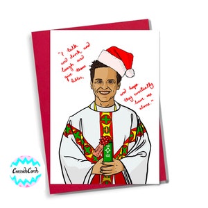 Cartolina di Natale Hot Priest di Fleabag
