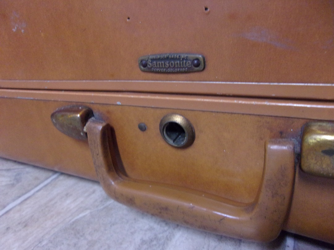 Valise en cuir Samsonite vintage, Shwayder Denver - Main Image