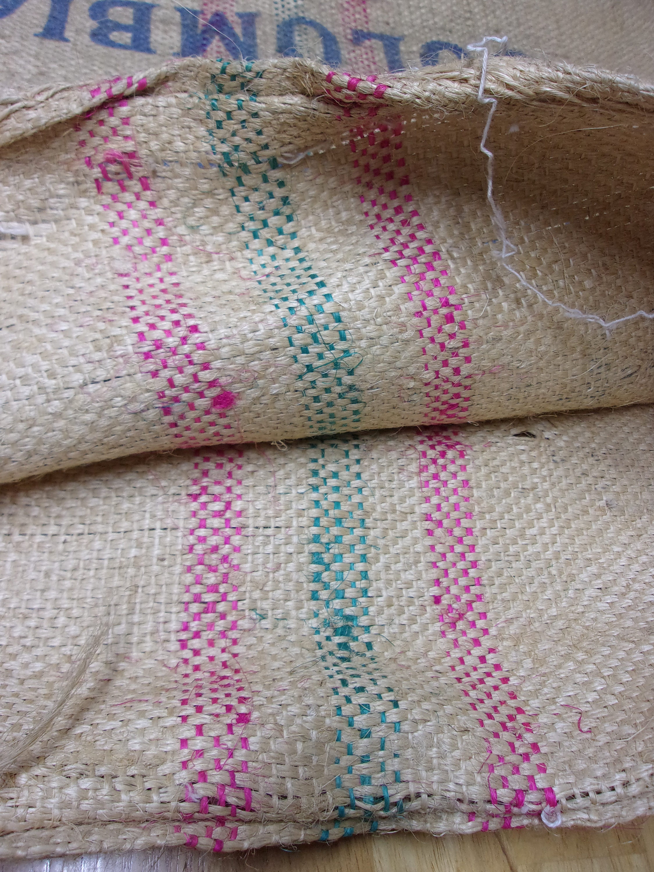 Cafe De Colombia Burlap Sackvintage Burlap Tow | Etsy