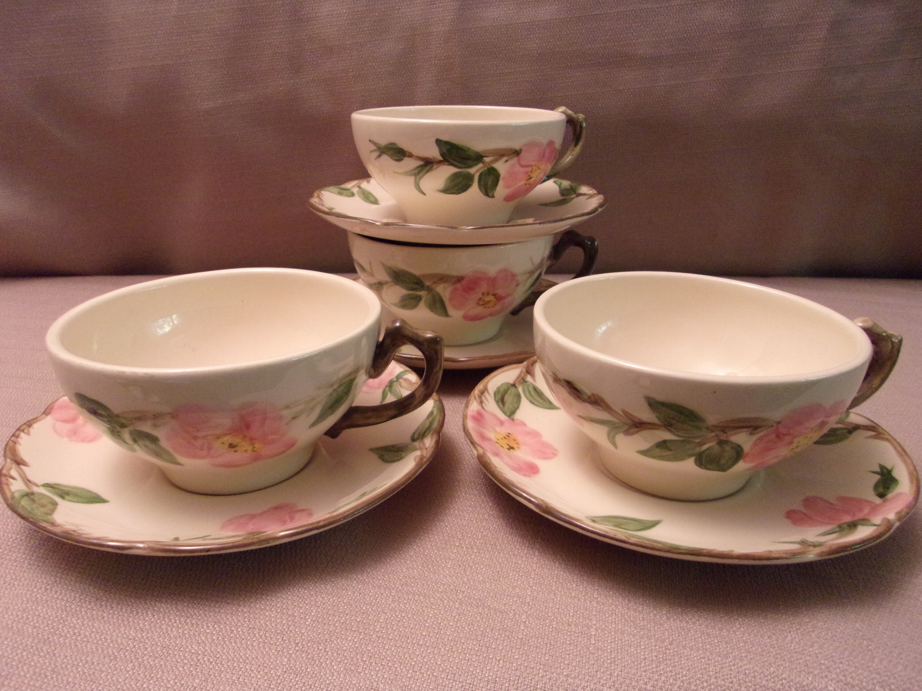 Franciscan desert rose cup and saucer - Etsy 日本