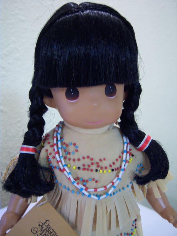 precious moments native american indian dolls
