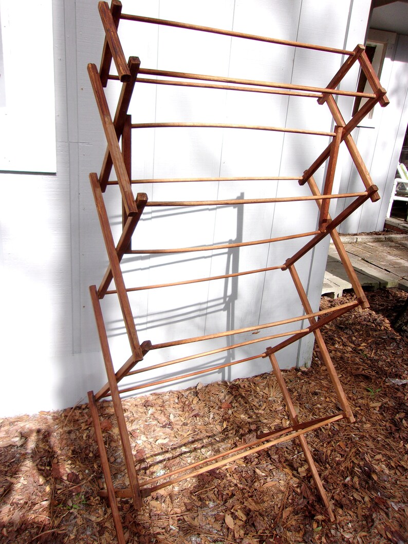 Vintage drying rackprimitiveclothes drying rackfree Etsy