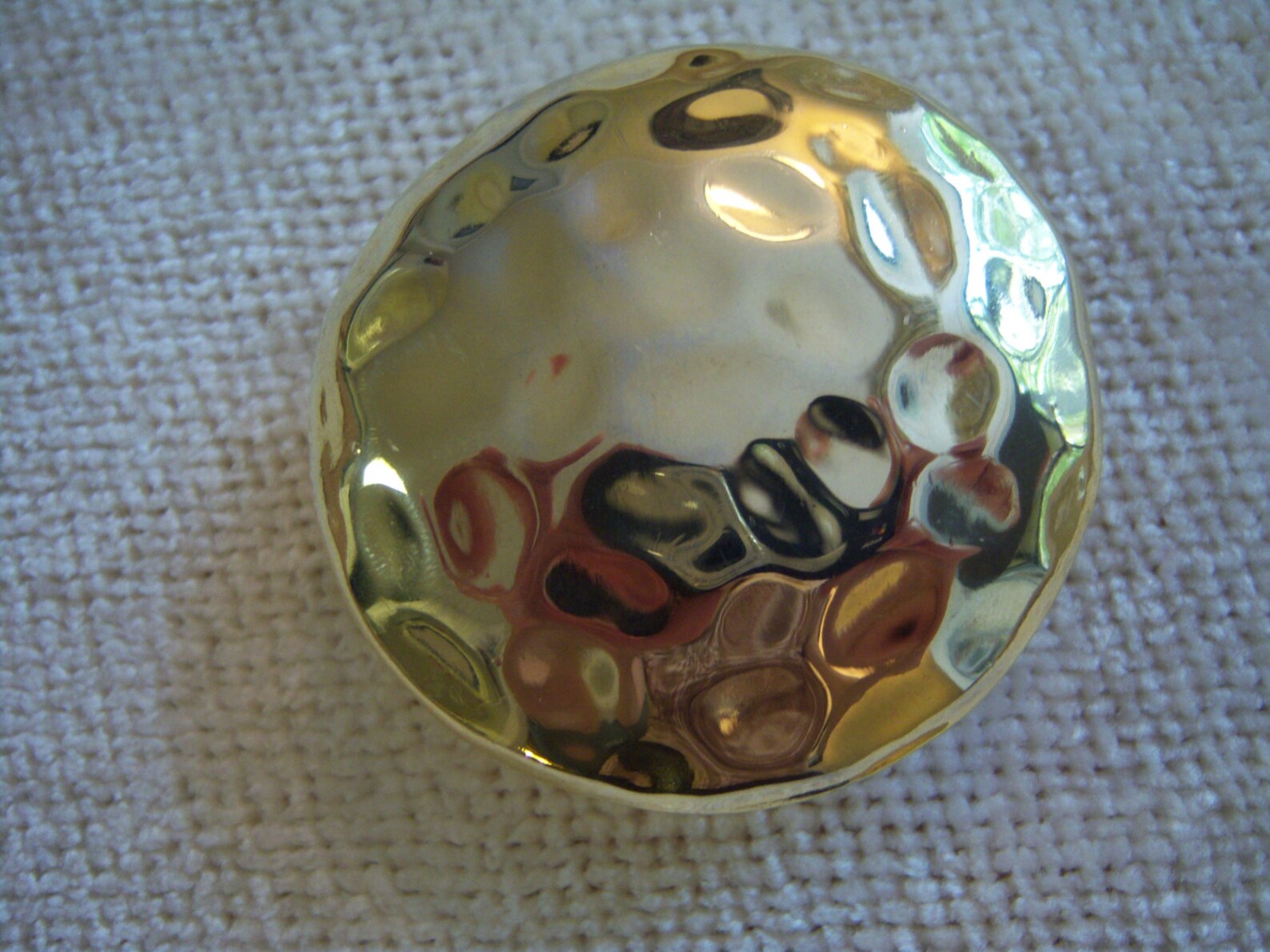 Round Belt Buckle/hammered Brass Belt Buckle/1980's Belt Etsy