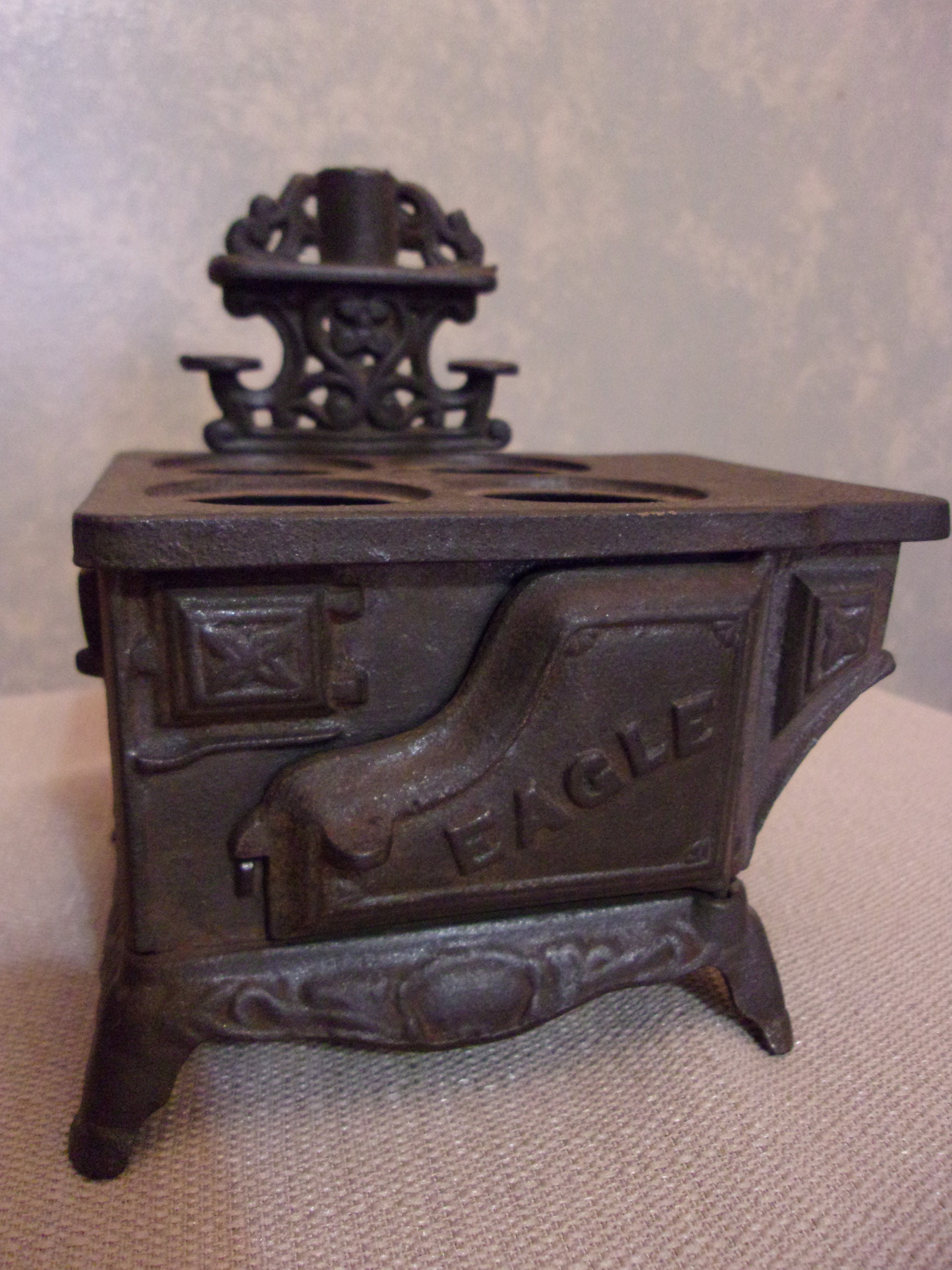 Miniature Eagle Stovecast Iron and Tinvintagetoy - Etsy