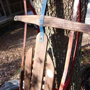 Vintage Flexible Flyer Snow Sledrunner Sledwood & Metal - Etsy