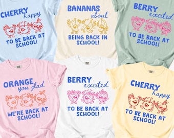 First Day of School T-shirt,Matching First Day Teacher Shirt,Back To School Tshirts, 1st Day Tshirt,Funny Group teacher shirt,Comfort Colors