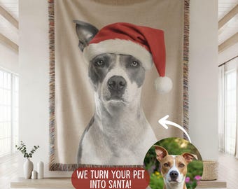 Custom Pet Blanket Gift,Personalized Pet picture Blanket,Custom christmas Dog gift,custom christmas pet blanket,Custom Photo Blanket Gift