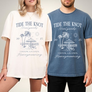 Mr and Mrs Shirts, Custom Couples Honeymoon Vacation Shirts, Just Married Shirt, Hubby Wifey Shirt, His and Hers Shirts, Honeymoon Vibes Tee
