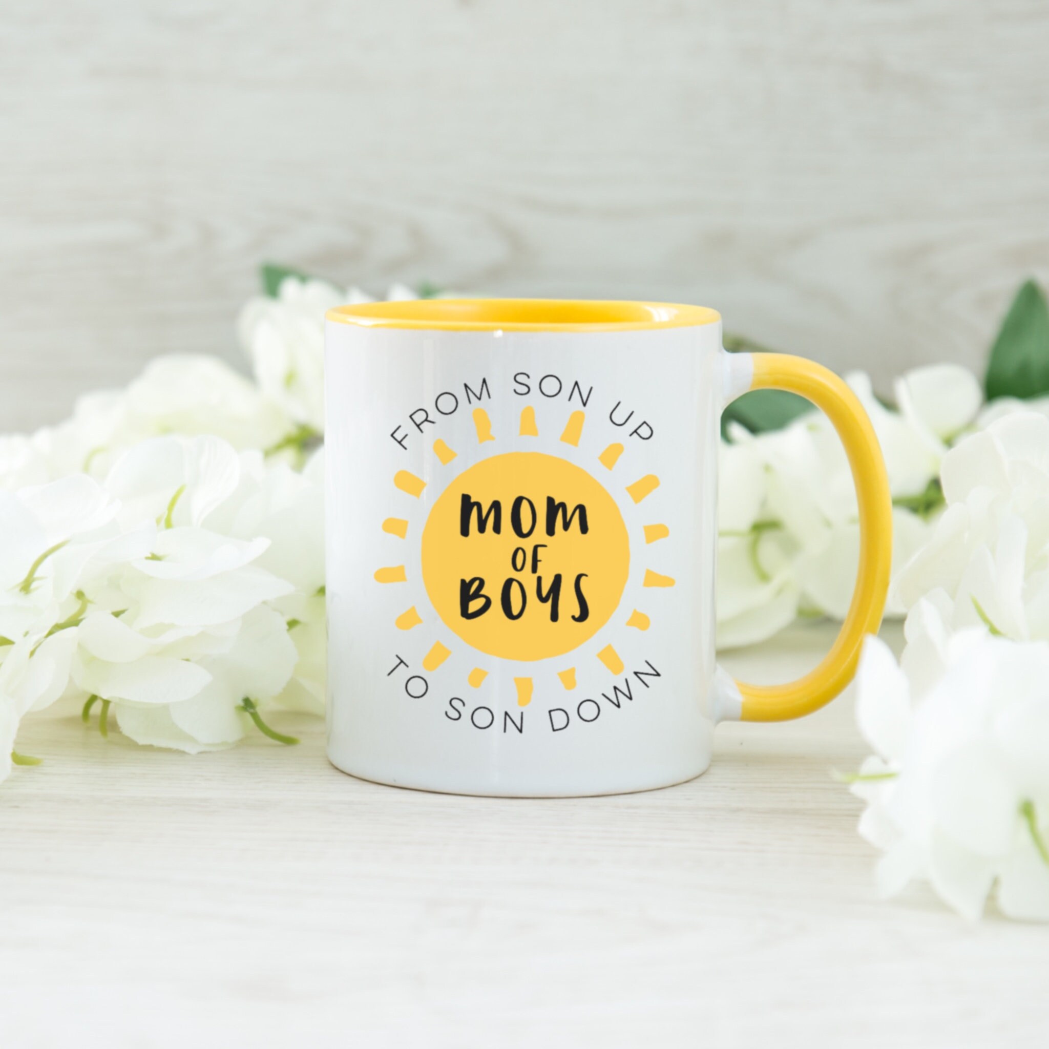 thumbnail image 2 of Boy Mom From Son Up To Son Down Ceramic Coffee Mug 2 of 11
