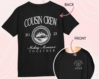 Cousin Crew Cruise Shirt kids matching vacation shirt Cruise Shirt family Boat Shirt Matching Cruise Crew Vacation shirts, making memories