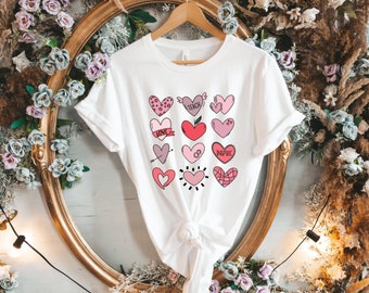 Teacher Valentine Shirt Teaching Fills My Heart Teacher Shirt Teacher Tee Valentine's Day Shirt Teacher Team Shirts Teacher Gift Cute