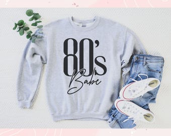 Vintage 80's Shirt, 80's babe Shirt, Retro 80's Girl Shirt, 80s Themed Girls Party Shirts, Born In The 80s Shirt, Nostalgic Tees