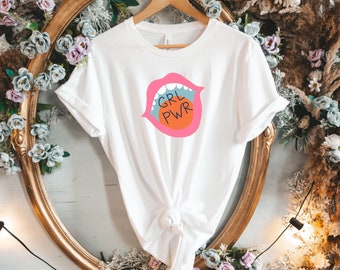 Girl Power Grl Pwr Shirt Feminist Shirt Feminist Tshirt Strong Woman Shirt Feminist T-Shirt Equal Rights Inspirational