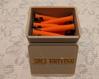 303 British Lee Enfield Stripper Clip Storage Box (Box Only)