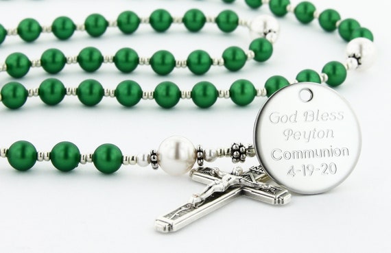 first communion rosary boy