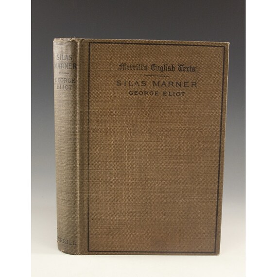 Silas Marner by George Eliot 1908 Merrills English Texts - Etsy