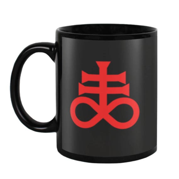 Leviathan Cross Satanic Coffee Mug | Etsy