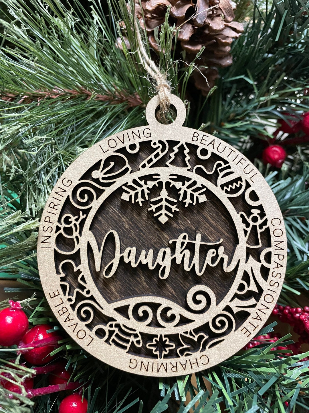 Daughter Christmas Ornaments 