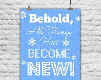 All Things Have Become New, Blue Instant Download