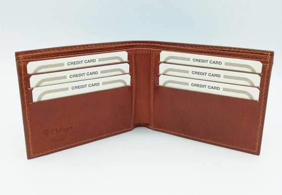 de cuero hombres sin monedero de monedas hecho a - Etsy España