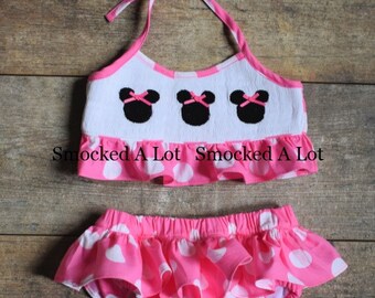 minnie mouse bathing suit 3t