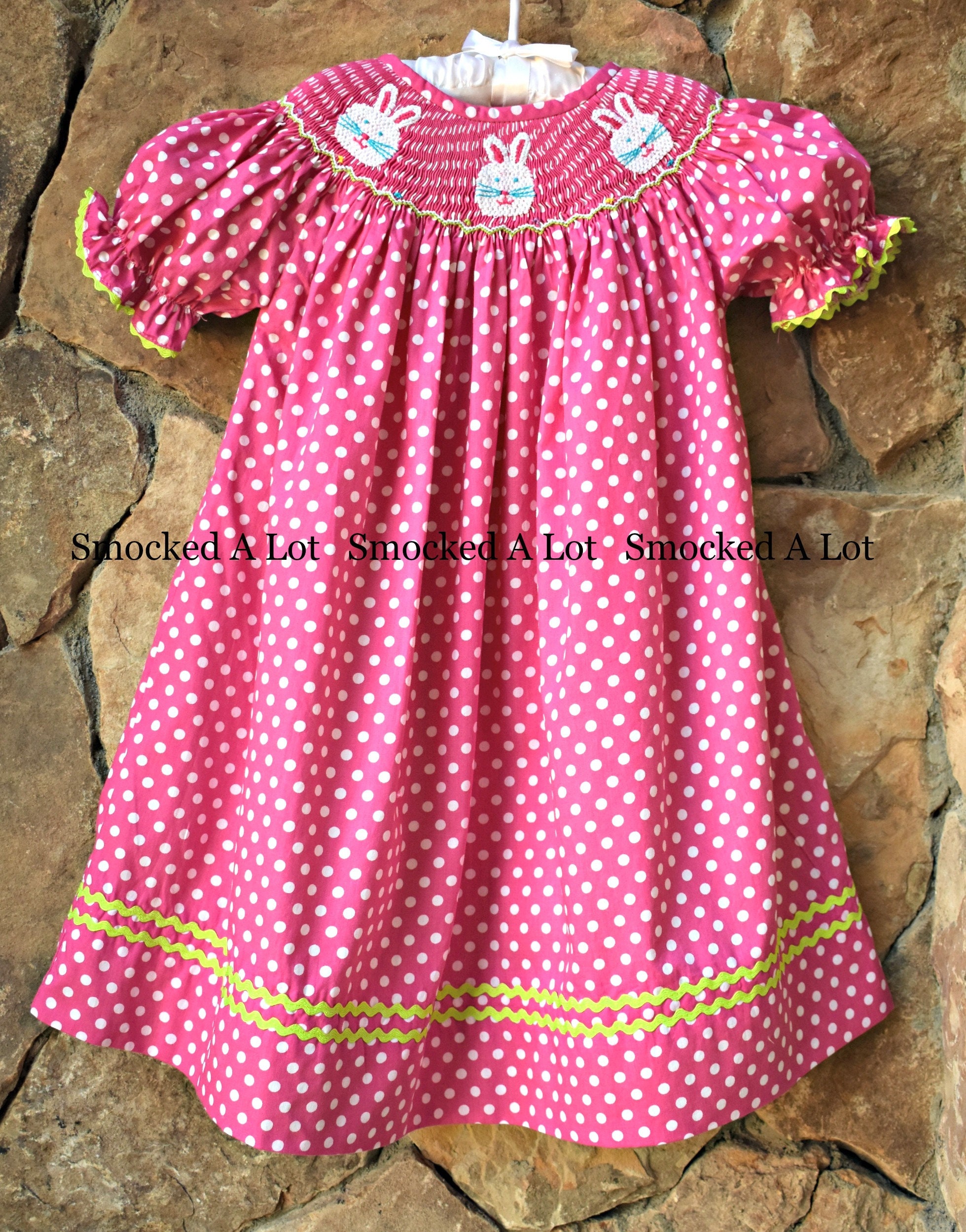 smocked apple dress