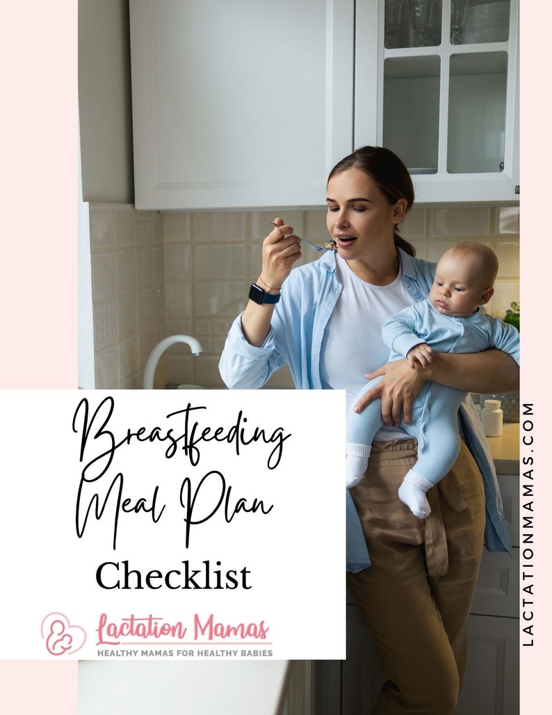 Postpartum Diet Plan Checklist for Weight Loss and Milk Supply