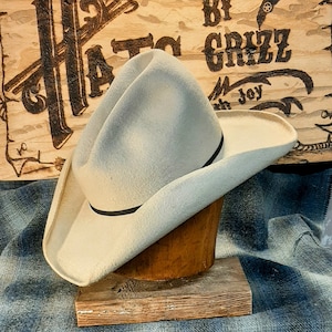 Down Unda Hat -  movie style hat - vintage stye hat - Western Wear hat -  beaver cowboy hat - cowboy hat - custom fitted