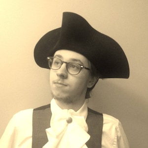 Militia tricorn hat Clearance