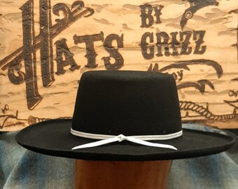 Vaquero, Historic, Cowboy Hat, Southwestern Style, Flat Crown