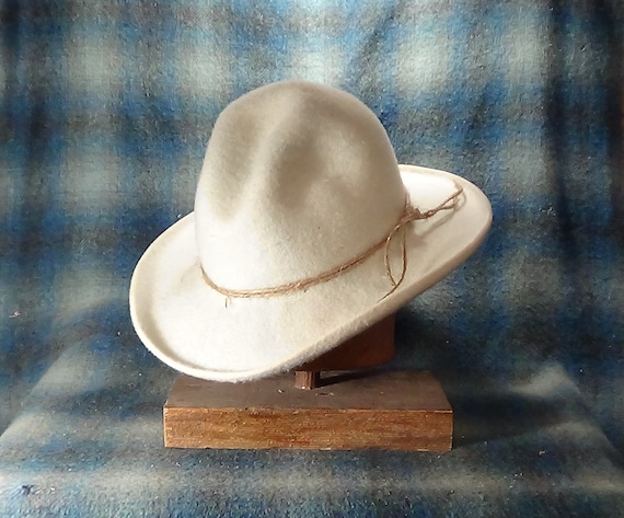 Pistolero, Cowboy Hat, custom, Western Hat, Gus Crease, felt, graduation, wedding, Christmas, birthday, gift for her, handmade, vintage