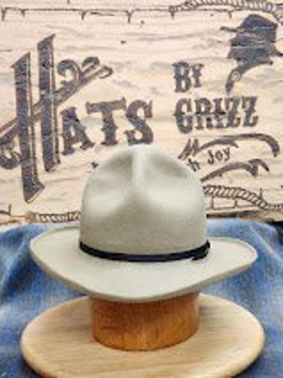 Mon Grizz, Short Brimmed, Historic, Montana Peak, Western Dress, Cowboy Hat,  