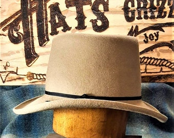 Full Nelson Fedora hat, fedora, felt hat, traditional hat, business hat, vintage style hat, black hat, mobster hat