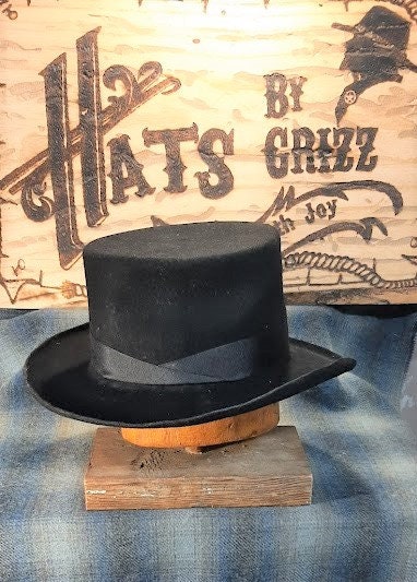 The Kid, Historic, Top Hat, Classic, Vintage, Dress Hat, Classic Western, Movie Character Hat, Hand Shaped, Custom Fit, Lil Grizz, Fur Felt - Etsy The Kid, Historic, Top Hat, Classic, Vintage, Dress Hat, Classic Western, Movie Character Hat, Hand Shaped, Custom Fit, Lil Grizz, Fur Felt - Etsy