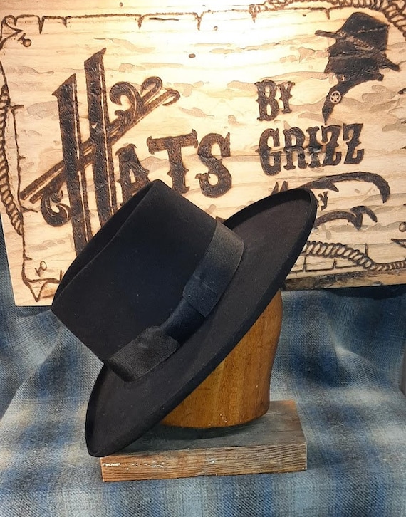 Actualizado, Fedorado, sombrero de vaquero, estilo del Viejo Oeste, ajuste  personalizado, bloqueado a mano, con forma de mano, cuerpo de sombrero  vintage de la marca Beaver - Etsy México