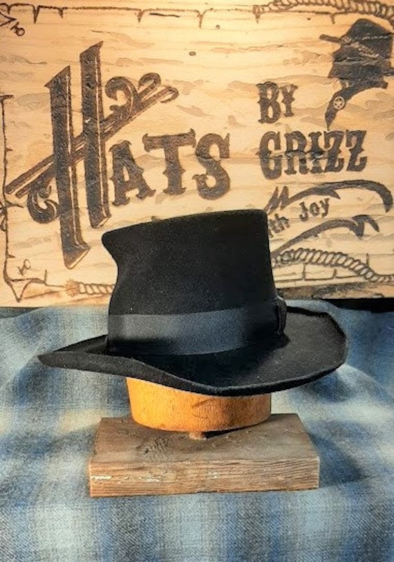 The Kid, Historic, Top Hat, Classic, Vintage, Dress Hat, Classic Western, Movie Character Hat, Hand Shaped, Custom Fit, Lil Grizz, Fur Felt - Etsy The Kid, Historic, Top Hat, Classic, Vintage, Dress Hat, Classic Western, Movie Character Hat, Hand Shaped, Custom Fit, Lil Grizz, Fur Felt - Etsy