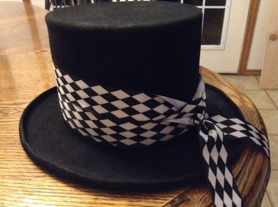 Classic Top Hat, Felt Hat, Victorian, Steampunk, Custom Hat