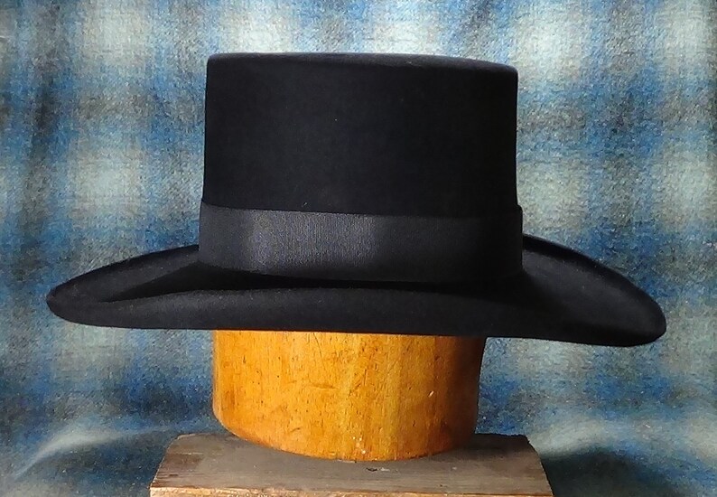 Upgraded Mick Topper Top Hat Wide Brimmed Dress Hat Lil | Etsy