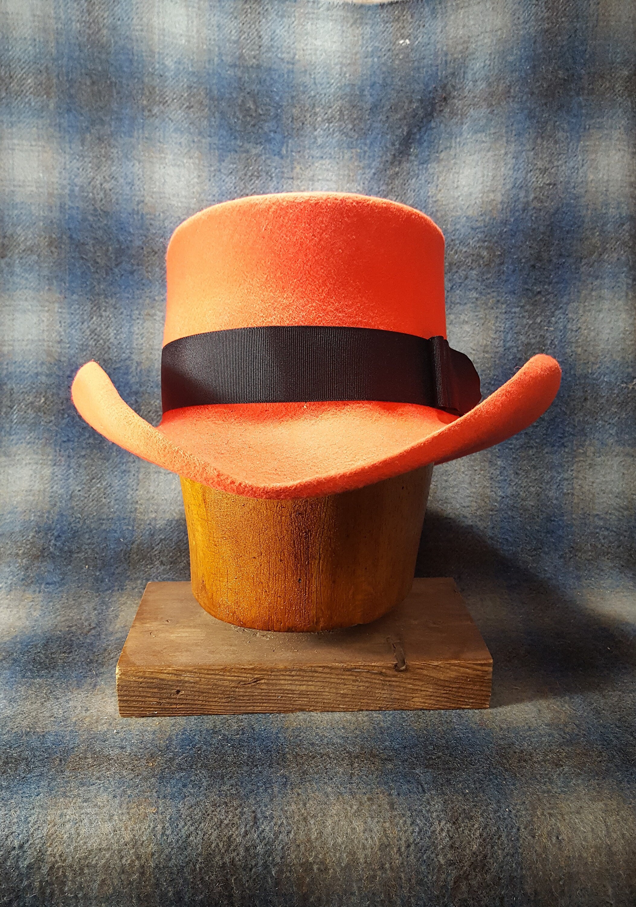 Marshall Allen Orange Top Hat Etsy