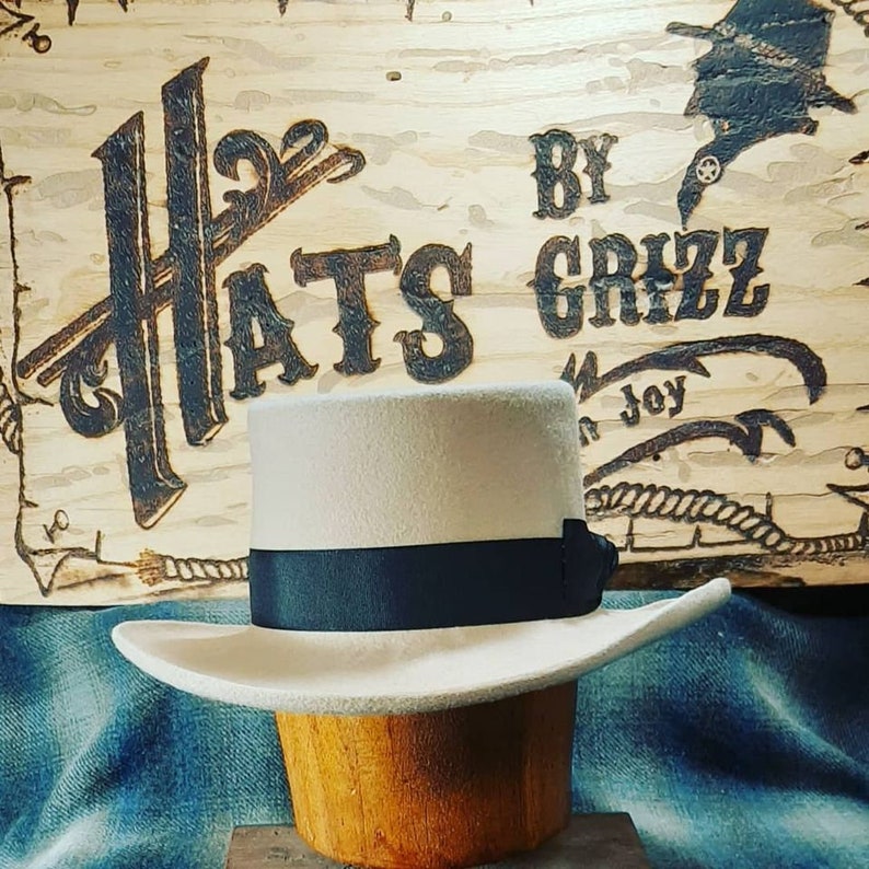 Low Crown Top Hat Etsy