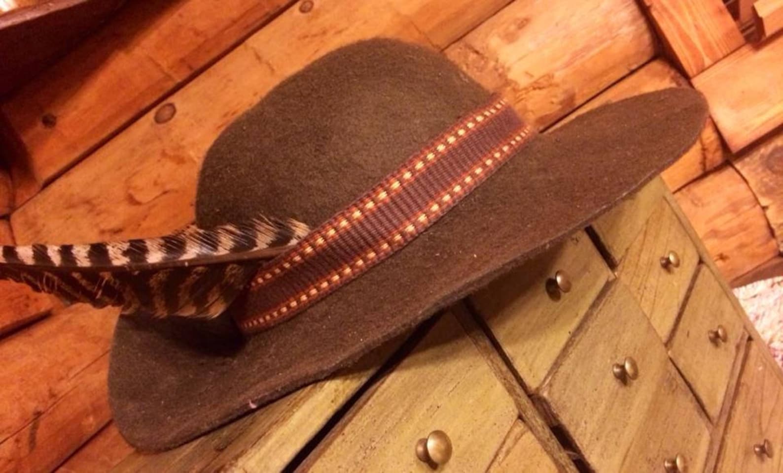 Long Hunter Hat Colonial Revolutionary War Reenactment Etsy