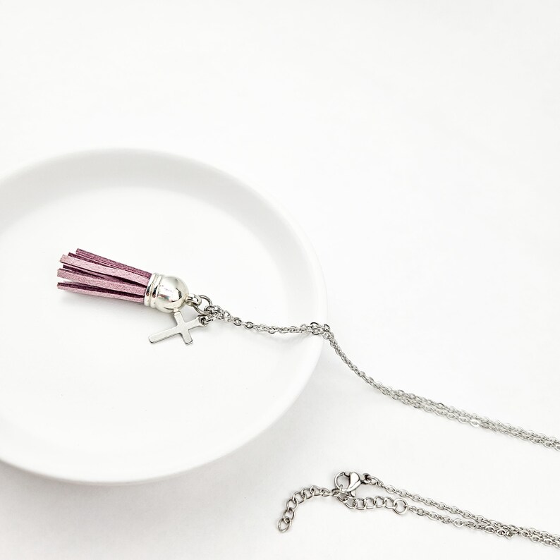 Child's Tassel + Charm Essential Oil Diffuser Necklace