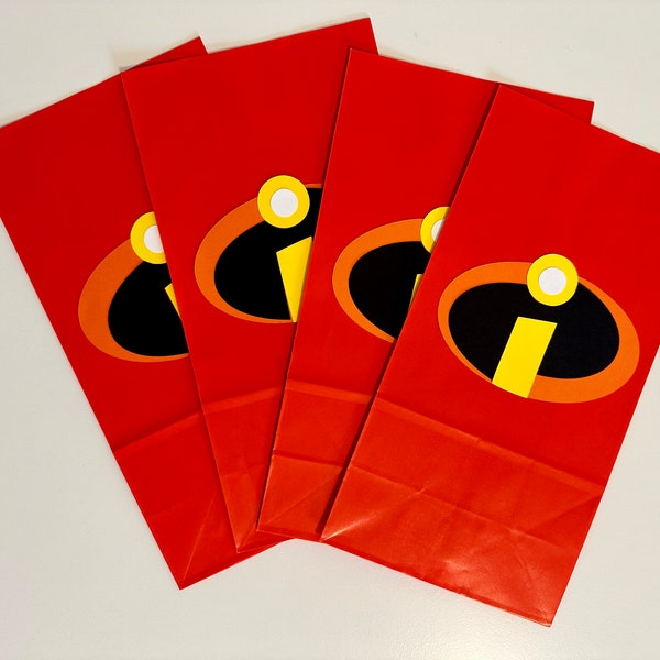 The Incredibles Gift Bags Birthday Party Goodie Bags Decoration Birthday Party