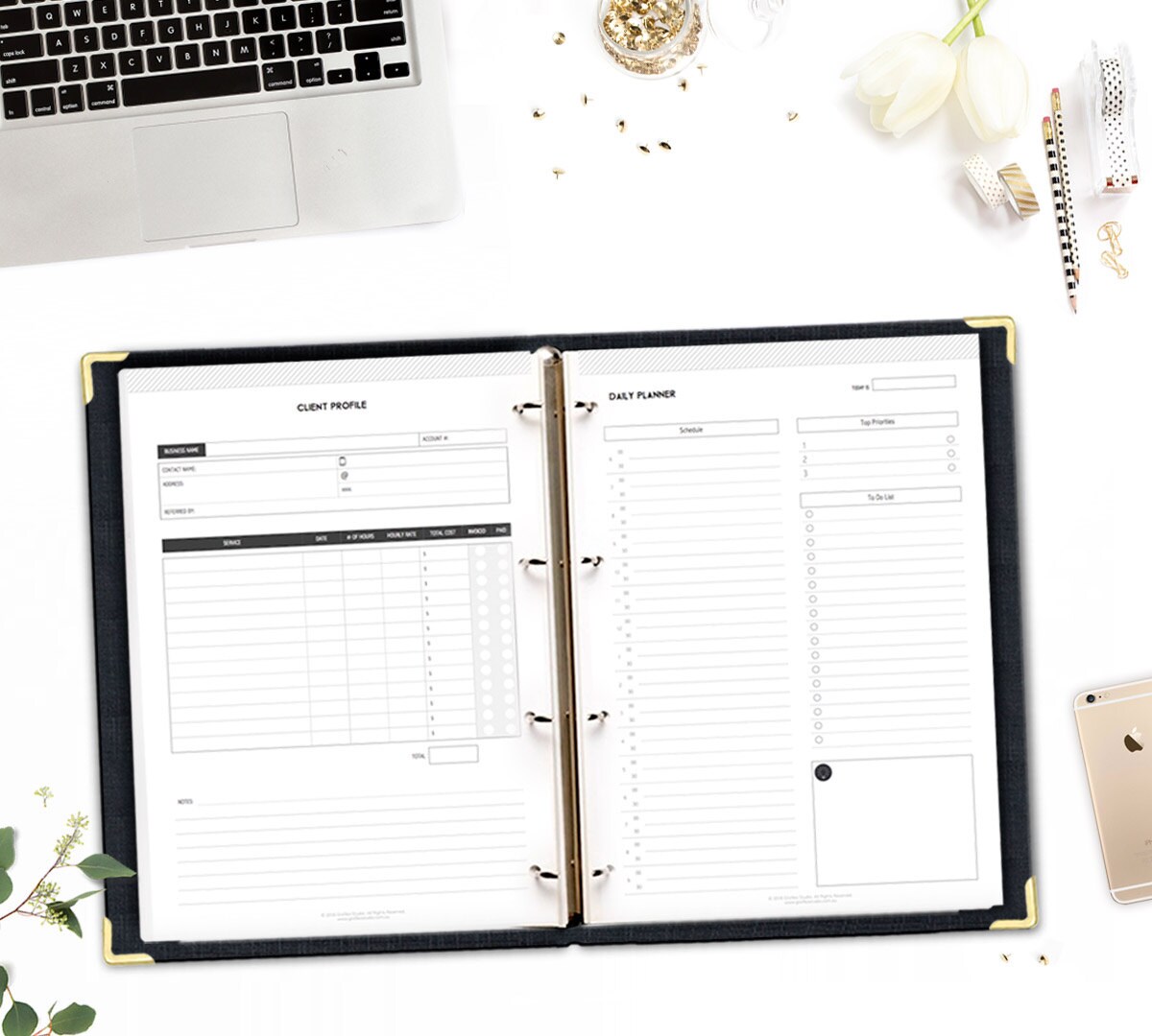 printable online business planner selling services small business planners and organizers