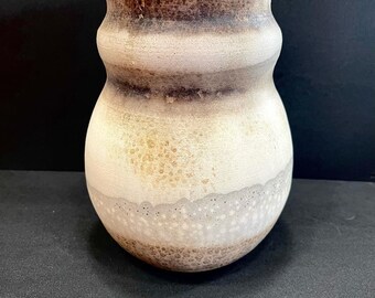 Wheel thrown Obvara fired vase