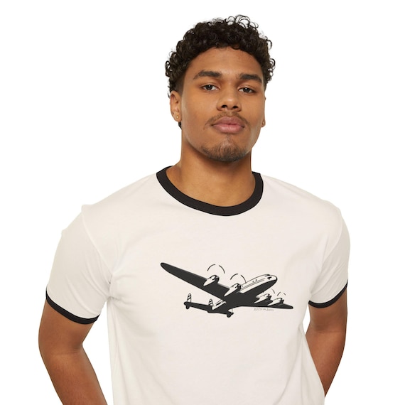 Vintage Lockheed Constellation Unisex Retro Tee